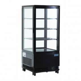 VITRINE PATISSIERE REFRIGEREE 4 FACES VITREES FROID POSITIF  